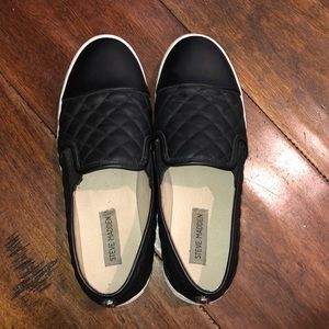 Steve Madden quilted slip ons
